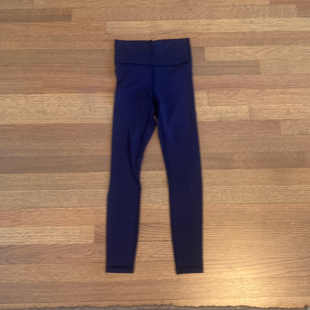 Kids navy blue Aviva leggings